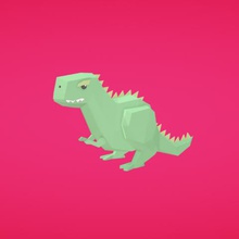 Dinosaurier Spiel 3d print model - Mito3D