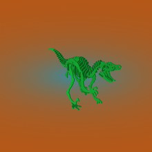 dinosaurio 3d print model - Mito3D