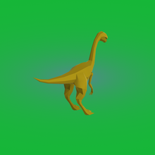 dinosaur 3d print model - Mito3D