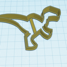 dinossauro 2 biscoito cortador ferramenta cokie foca corte decoração bolo massa 3d print model - Mito3D
