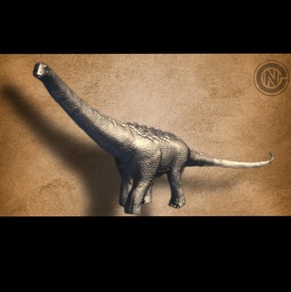 dinosaure argentinosaurus huinculensis Argentine paléontologie 3d art loisirs paléoart 3d print model - Mito3D