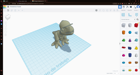 Dinozor şapka hayvan oyuncak şapka Dinozor 3d print model - Mito3D
