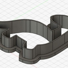 dinosaur cookie cutter 3d print model - Mito3D