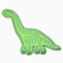 dinosaur cookie cutter diplodocus long neck home sharp moulds fondant cookies design cutters kitchen oven fossil drawing dino 3d print model - Mito3D