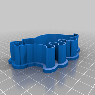 dinosaur cookie cutters cutter 3d print model - Mito3D