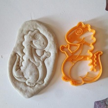 dinosaure cookies cutter dino la maison 3d print model - Mito3D