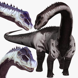 dinosauro sauropode 3d modello miscelatore 3ds max cinema 4d fbx maya unità irreale obj animato animali creature natura realistico dinosauri ri bipede raptor predatore gigante giurassico 3d print model - Mito3D