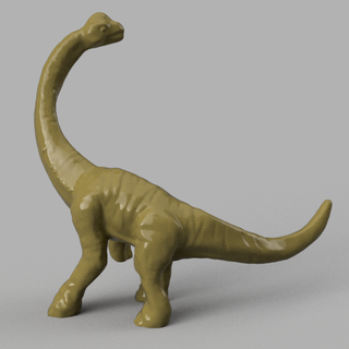 dinosaur diplodocus prehistory animal monster 3d print model - Mito3D