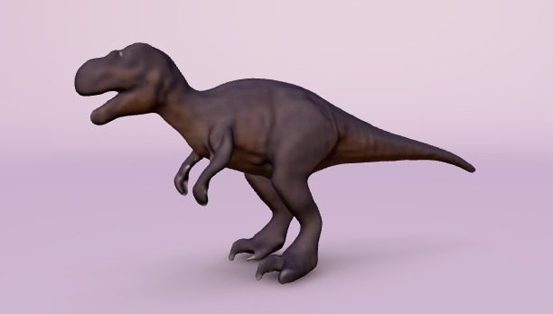 dinosaurier zahl kunst tier replik realistisch sammlung zweibeiner rex fleischfresser dekoration 3D print model - Mito3D