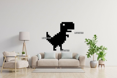 dinosaur internet wifi deco Home 3d print model - Mito3D