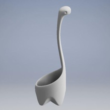 dinosauro mestolo casa a cottura cucina regalo il cucchiaio utensile cibo scoop 3d print model - Mito3D