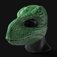 Dinosaurier Maske Realismus Kunst Helm rex Jura Spielzeug Cosplay Halloween 3d print model - Mito3D