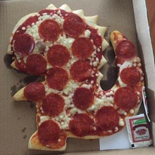 Dinozor Pizza kesici dinopizza kalıp 3d print model - Mito3D