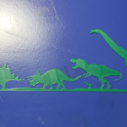 dinosaur stickers 3D print model - Mito3D