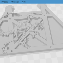 dinosauro supporto rc crawler scx10 3d print model - Mito3D