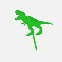 dinosaurio topper - dino rex casa 3d print model - Mito3D
