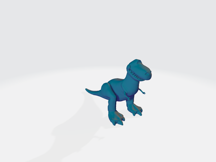 dinossauro brinquedo Toque jogos 3d print model - Mito3D