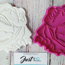 dinosaurio t-rex dinosaure la maison cookie emporte-pièce rex fondant masa porcelana 3d print model - Mito3D