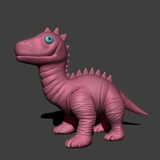 dinozorlar dino hayvanlar memeliler oyuncaklar çocuklar vitrin minyatür 3d print model - Mito3D