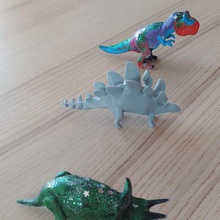 dinosauri - pack artigianato art i dinosauro t-rex triceratops 3d print model - Mito3D