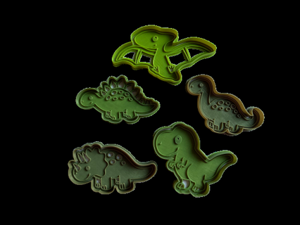 dinossauro biscoito cortadores cortador 3d print model - Mito3D