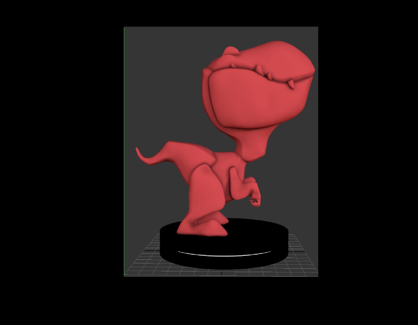 dinosaure stylisé rex trex modèle 3d 3D print model - Mito3D