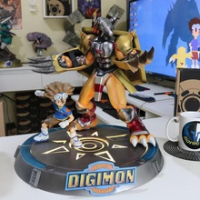 diorama digimon tai wargreymon art bionic3d agumon 3d print model - Mito3D