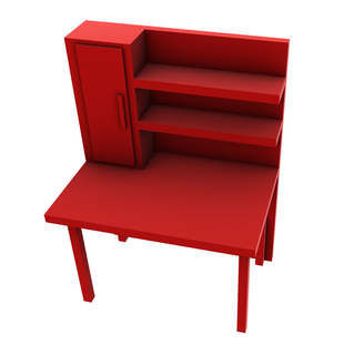 diorama garage repair work bench desk 1 64 scale diecast hotwheels matchbox 3d print model - Mito3D