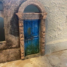 diorama stone door doorway vintage europe architecture dio building classic city town villagedoor 3d print model - Mito3D