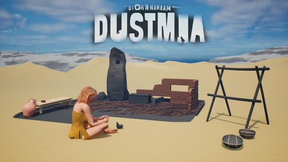 dioramadust gratuito pacchetto risorse diorama polvere deserto 3d print model - Mito3D