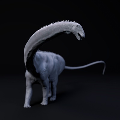 diplodocus carnegii 1 35 ölçek pre supported sauropod sanat hayvan yaratık dino dinozor şekil kertenkele uzun boyun sürüngen koşma heykel minyatür heykeller tarih öncesi nesli tükenmiş otçul 3d print model - Mito3D