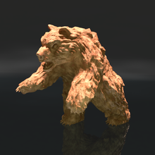 dire bear miniature - standing game animals dungeons games rpg tabletop dnd pathfinder 3d print model - Mito3D