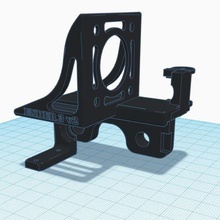 direct drive & slim drag chain mount tool ender 3 v2 3d printer parts 3d print model - Mito3D