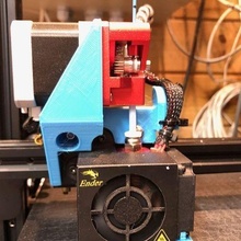 direct drive extruder - ender 3 tool double ender3 3d printer extruders 3d print model - Mito3D