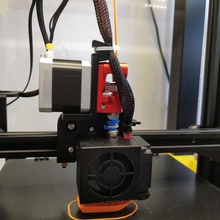 entraînement direct l'extrudeuse double ender 3 creality ender3 lecteur 3d print model - Mito3D