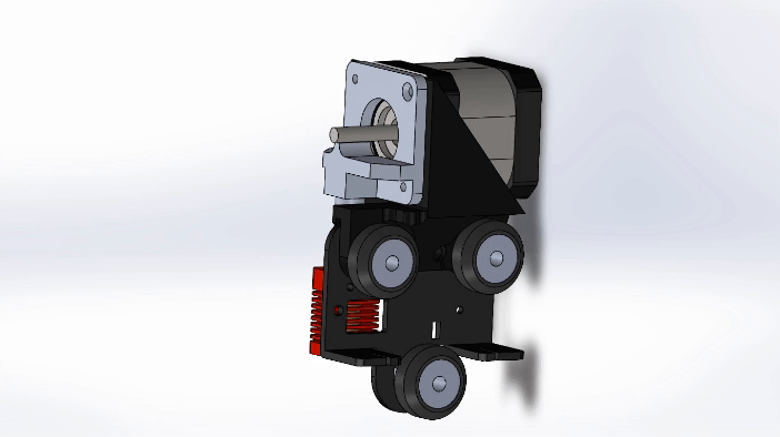 direto extrusora crialidade ender 3 v2 dirigir Bowden melhoria 3D print model - Mito3D