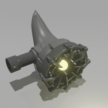 directionnel moto gadget concentrer lumière fantôme cavalier vengeur 3d print model - Mito3D