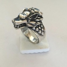 direwolves jóias anel lobo 3d print model - Mito3D