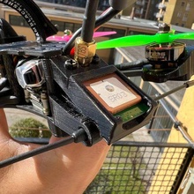 dirty seagulls gps tbs m82 receiver mount fpv myframe 3d print model - Mito3D