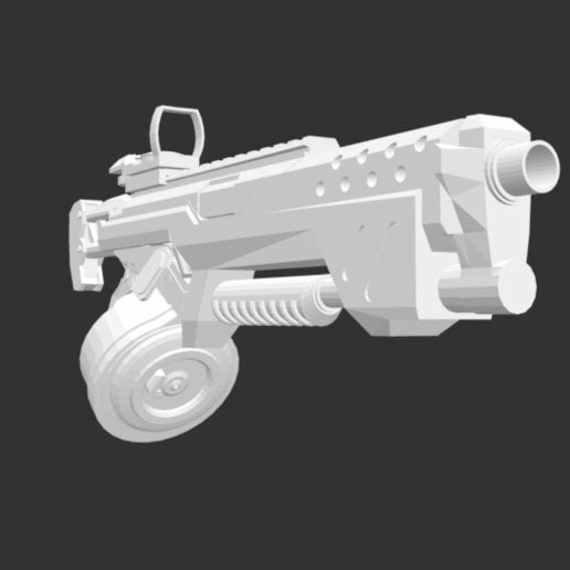 dirty shotgun game weapon play cool 3D print model - Mito3D