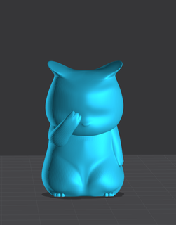 disappointed kitten Game 3d print model - Mito3D