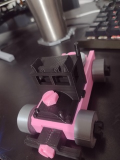 démonté camion didactique enfants Jeu puzzle assemblable démontable roues 3d print model - Mito3D