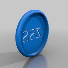 disco golf pennarello zss etichetta sport all'aperto 3d print model - Mito3D