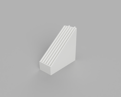 Rabatt Halter Unterstützung peg Tafel Schleifen Sand Papier Schlüssel geschlitzt Lager 3d print model - Mito3D