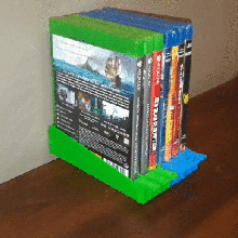 Dto estante soporte ps xbox cd blu ray DVD 3d print model - Mito3D