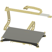 Disko ultimativ Serie schwarz Gold erhitzt Tablett Kabel Kette Werkzeug 3d print model - Mito3D