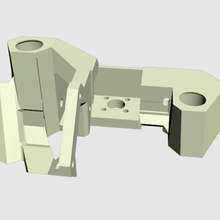 discoeasy 200 chariot x trapèze socle du système outil de dagoma L'imprimante 3d pièces 3d print model - Mito3D