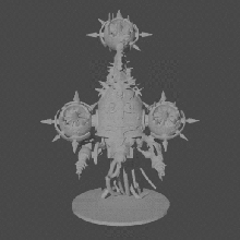 disgusting resilient drone nurgle game 40k chaos warhammer games 3d print model - Mito3D