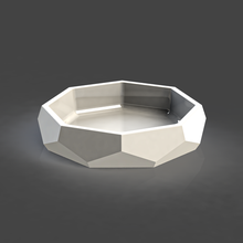 plato jardín n2 3dprint molde silicio 3d print model - Mito3D