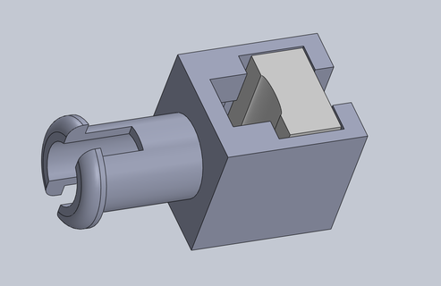dishwasher castor roulette wheel repair 3d print model - Mito3D